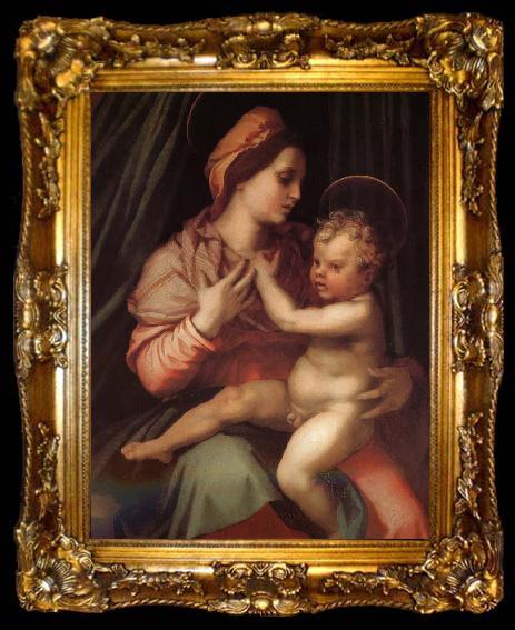 framed  Andrea del Sarto The Virgin and Child, ta009-2